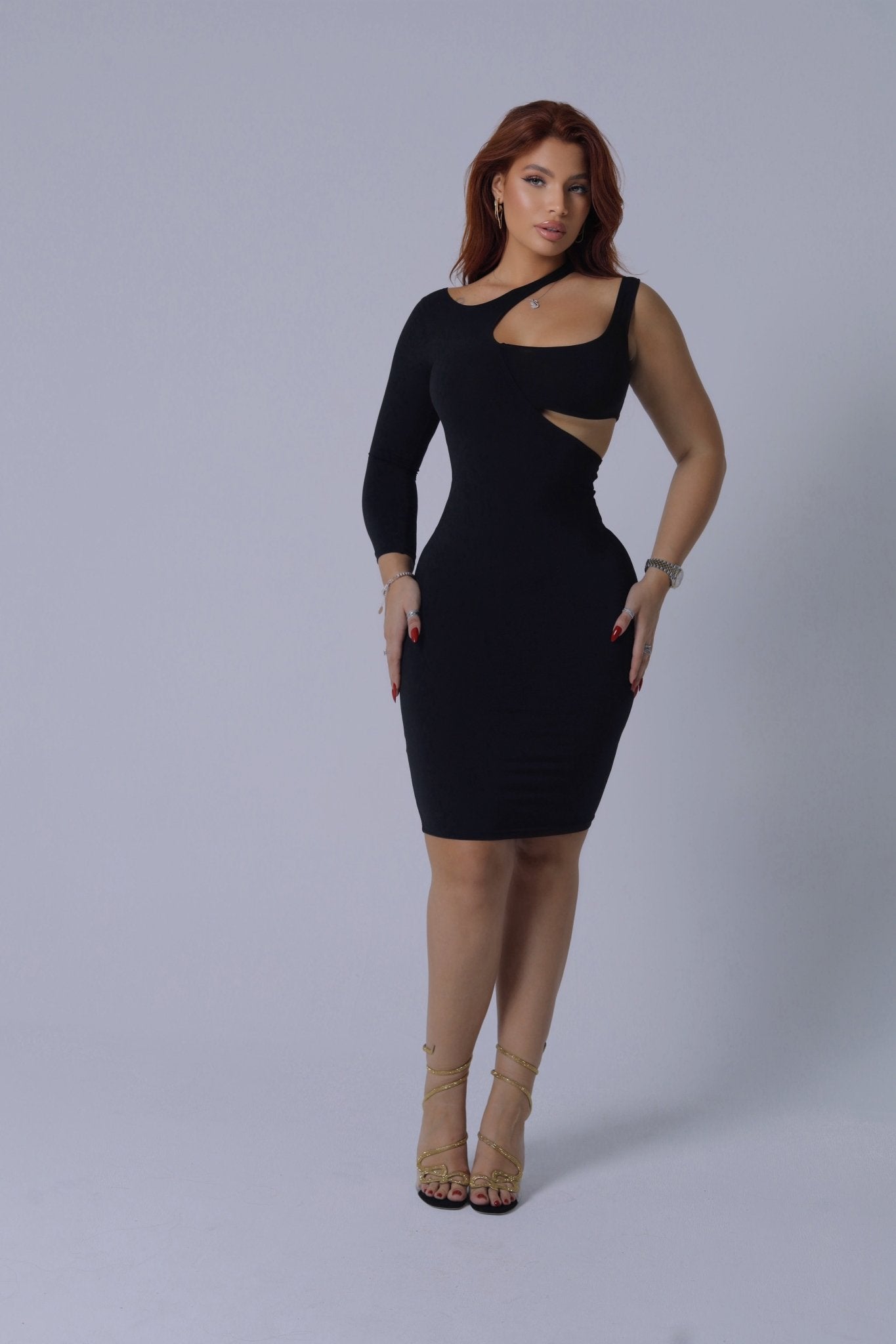 Satin Bodycon Dress - KNCloset