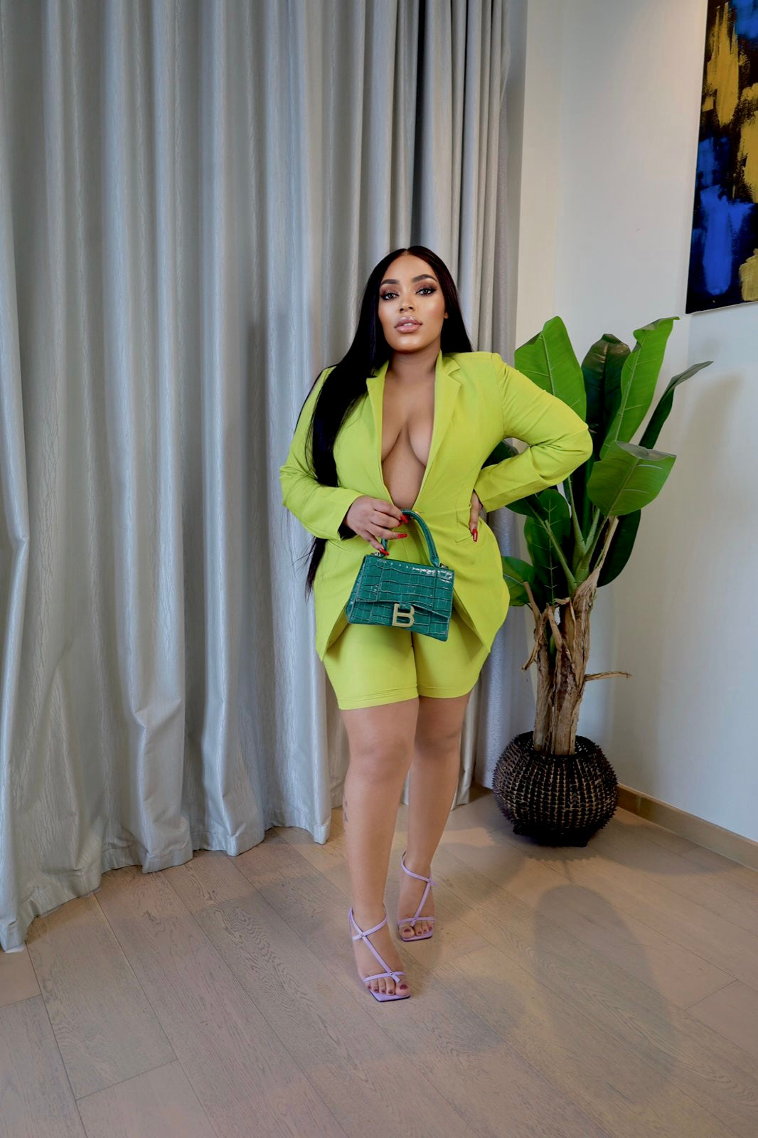 The Intimate Tang Blazer Set